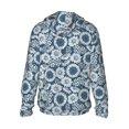 thumbnail image 2 of Picia Sunflowers Women's Men's UPF 50+ Sun Protection Hoodie Shirt Long Sleeve SPF Fishing Outdoor UV Hiking Lightweight Shirts-Small, 2 of 9
