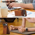 thumbnail image 3 of Allytechgroup Wallet Case for Google Pixel 9 / 9 Pro with Credit Card Slot, RFID Blocking PU Leather Flip Case with Lanyard & Kickstand Shockproof and Anti-Scratch Bumper for Women Girls, Brown, 3 of 5