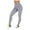 Grey, variant on QHFBli Nylon Women's Yoga Pants Legging Womens Fitness Mesh Waistband Yoga Tights with Pockets High Performance