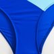 thumbnail image 3 of Gibobby Conjunto de Bikini Trajes de baño de dos piezas para mujer Bikini de talle Cuello Top Trajes de baño deportivos(Azul,G), 3 of 5