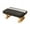 Black, variant on Tnarru Small Low Ottoman Padded Foot Stool Bench Footrest with Wooden Legs Rectangle Short Step Stool for Couch Household Dining Bed Green