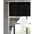 thumbnail image 2 of Beige Swag Valances for Windows, Small Curtains Drapes, Modern Abstract Art Farmhouse Striped Kitchen Window Curtains Over Sink Rod Pocket Window Treatment Valance for Bedroom/Bathroom 56"x36", 2 of 5