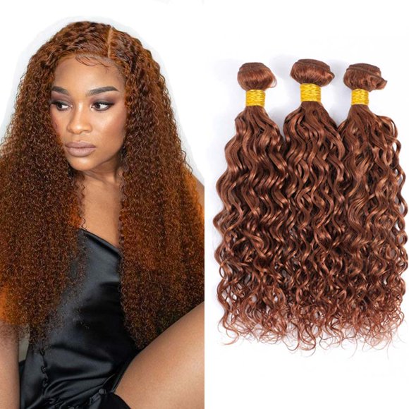 Hair Bundles MAMART Water Wave 30 Color 30 Brown 8-30 pulgadas