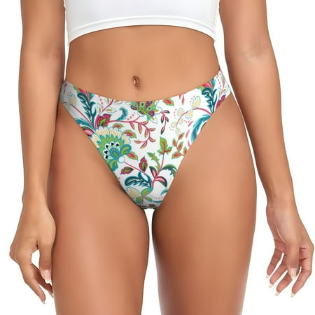 Sigee Fairy Flower for Women s G-String Panty  Low Rise  Soft Lace Perfect for Everyday Wear or Special Occasions-Medium