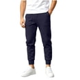 thumbnail image 3 of akafmk Boys Sweatpants Track Joggers Slim Fitted Elastic Waist Solid Color Fall Daily Casual Athletic Outdoor School Pants, Sizes 14-15 Years, 3 of 8