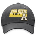 thumbnail image 2 of Men's Top of the World Charcoal Appalachian State Mountaineers Slice Adjustable Hat, 2 of 4