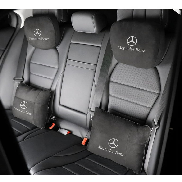 Mercedes Benz C-class, E-class, A-class GLC/E300/GLB/GLE headrest S-class  lumbar support - Maybach style [dark coffee color] lumbar support/1 