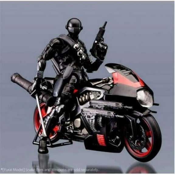 Speed Cycle Snake Eyes GI Joe Flame Furai Figures