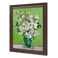 thumbnail image 7 of DECORARTS - Pink Roses in a Vase - Vincent Van Gogh Giclee Prints w/ Antique Brown Frame for Wall Decor. Picture Size: 16x20", Total Size w/ Frame: 19x23", 7 of 7