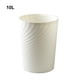 thumbnail image 4 of Bewildely Papelera de plástico de estilo nórdico, papelera, contenedor de basura, cesta de gran capacidad para cocinas de baño doméstico Suministros de limpieza para el hogar Blanco 10L, 4 of 6