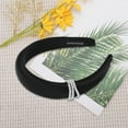 thumbnail image 6 of Unique Bargains 1 Pc Luxury High Cranium Pearl Headbands Black, 6 of 6