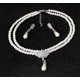 thumbnail image 1 of Accesorios de boda, collar de diamantes de cristal y perlas nupciales Earri, 1 of 5