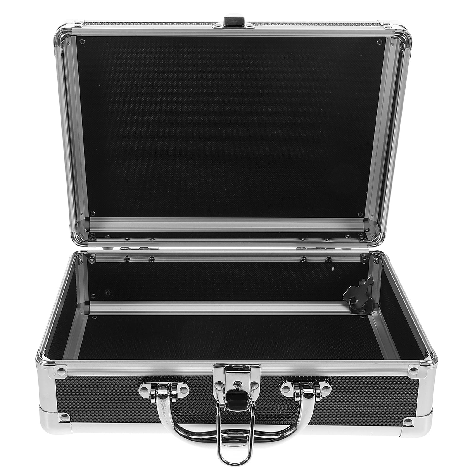 Aluminum Alloy Toolbox Organizer With Safe Lock Portable Tool Case For Home Use Metal Tool Box With Handle For Craftsman