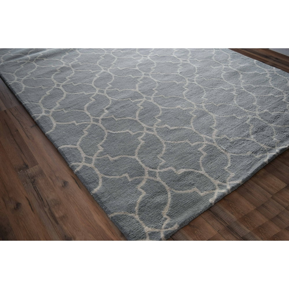 Rugs America Delano Collection Links Light Blue DL800 Contemporary