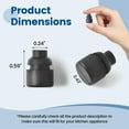 thumbnail image 2 of Rubber Feet for Slow Cookers 5 qt 7 qt and 8.5 qt Replaceable Slow Cooker Legs Pot Insert Accessories (4 Packs), 2 of 4