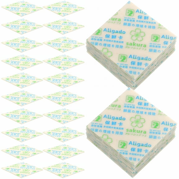 ACDANC 200pcs Paper Fresh-keeping Cards Food Preservation Cards Reusable Food Sheets