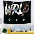 thumbnail image 1 of Tapestry World 999, microtela de pared, 150 x 150 cm, decoración de habitación, 1 of 1