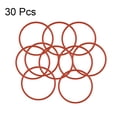thumbnail image 3 of Uxcell Silicone O-Rings 20mm OD, 18mm Inner Diameter, 1mm Width, Seal Gasket Red 30pcs, 3 of 3