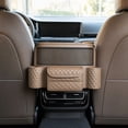 thumbnail image 4 of Car Seat Organizer Between Seats, Gap Filler Storage Caddy with Cup Holders and Tissue Holder, Universal Front Seat Console Organizer for Car SUV Truck, 4 of 7