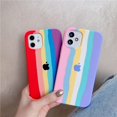 thumbnail image 4 of Rainbow Stripe Personality Creative Phone Case IPhone 11 12 Xs Pro Max X Xr 7 8 Plus SE 2020 Shockproof Case Cover, 4 of 4