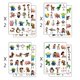 thumbnail image 2 of Tatuajes Temporales Infantiles Bovulo Set De 8 Hojas Impermeables Para Fiestas, 2 of 5