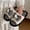 black, variant on Furry Slippers Fluffy Soft Warm House Shoes Cute Slides Non-Slip Comfortable Indoor Footwear for Women
