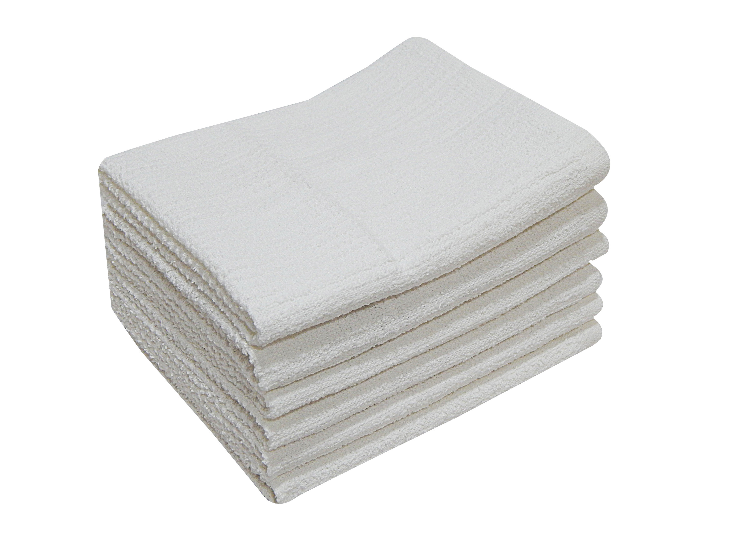Mainstays 6-Piece Bar Mop Kitchen Towel Set, White