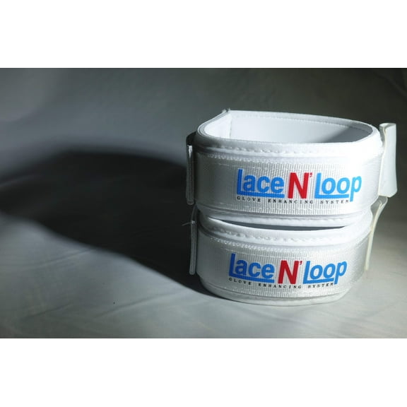 Super-White Lace N Loop Straps (Pair)