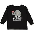 thumbnail image 3 of Inktastic Nana Loves Me for Grandkids Boys or Girls Long Sleeve Toddler T-Shirt, 3 of 5