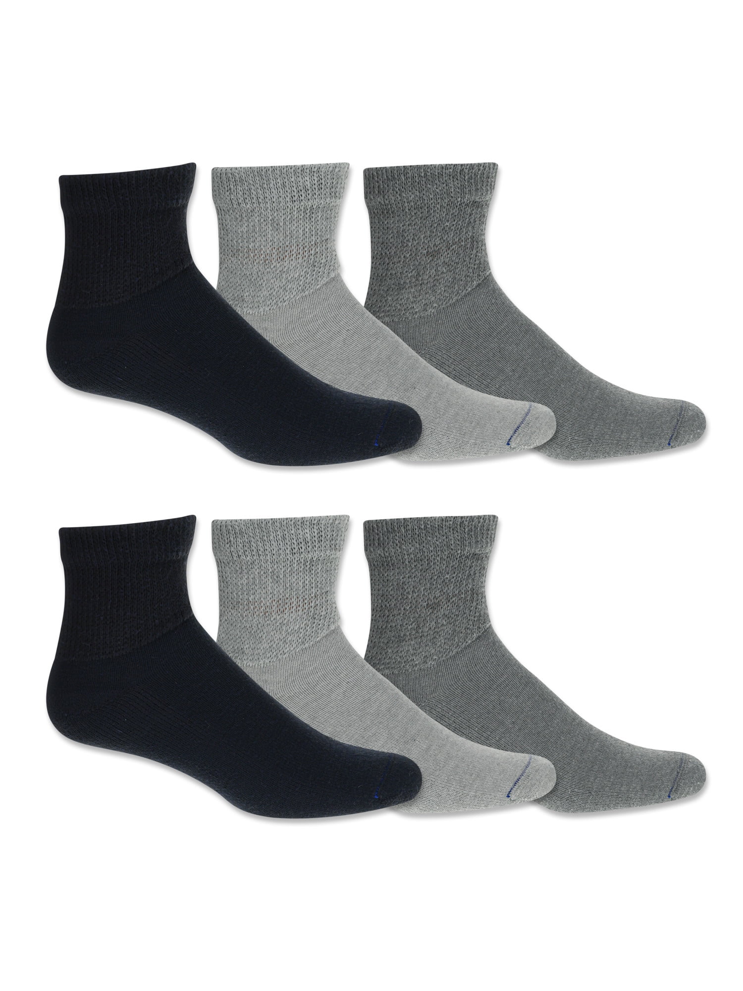 Dr. Scholl's Men's Diabetes and Circulatory Ankle Socks, 6-Pack