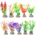 thumbnail image 1 of 10pcs Artificial Aquarium Grass Decorations for Fish Tank Plant Decor, 1 of 8