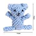 thumbnail image 3 of CBFFDC Puppy Teething Toy Dog Rope Toys Adorable Woven Bear Design Safe Material Cleaning Furniture Toy for Small/Medium/Large Dogs, 3 of 6