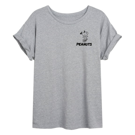 Peanuts - Faces - Women's Oversized Graphic T-Shirt