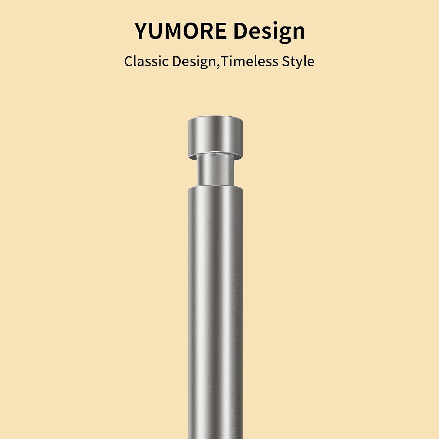 Paper Towel Holder Countertop with Weighted Base Non Slip Standing Roll Holder for Modern Kitchen Bathroom Stainless Steel Brushed Nickel