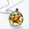 thumbnail image 2 of Tangerine Women's Glass Circular Pendant Necklace, 2 of 5