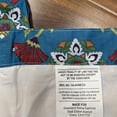 thumbnail image 4 of Global Trends Tori Patchwork Button-Embellished Tab Top Window Valance, 84" Wide x 21" Long, Tango, 4 of 9