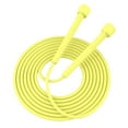 thumbnail image 2 of Jump Rope for Fitness - Adjustable Speed Rope Skipping Rope, Knot--Free PVC Long Jump Rope with Non-Slip Handles, Workout Cardio Endurances for Men, Kids and Women (Yellow), 2 of 6