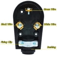 thumbnail image 3 of 30 Amp RV Male and Female Plug Set with Handle - Camper Receptacle Electrical Adapter 55245 (Black, 30 Amp), 3 of 6