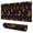 Spooky Halloween Faces, variant on Long Mouse Pads for Desk,Spooky Halloween Pattern Desk Mats on Top Of Desks, Desk Mouse Pad Extra Large with 3mm Non-Slip Base and Stitched Edge for Gaming,Office,Work,Home 31.5x11.8in
