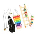 thumbnail image 4 of Bird Xylophone Toys, Safe Chicken Toys 4Pcs Hanging  For, 4 of 8