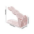 thumbnail image 3 of Shoe Rack,Economical Plastic Shoe Rack,Multi Layer Storage Rack,Compact Dormitory Shoe Tray,Stackable Design,Double Non Slip Base,Space Saving Shoe Organizer,Household Shoe Shelf, 3 of 6