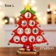 thumbnail image 3 of Nuevo colgante para árbol de Navidad para decoración del hogar, de madera, con Mini adornos colgantes, campanas de muñeco de nieve, manualidad para regalo de Navidad para niños, 3 of 3