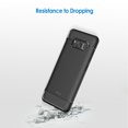 thumbnail image 4 of Galaxy S8 Plus Case, JETech Protective Case Cover with Shock-Absorption and Carbon Fiber Design for Samsung Galaxy S8 Plus (Black), 4 of 7