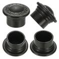thumbnail image 4 of Extremos de varilla de cortina Uxcell, 4 piezas de tapa de cabeza de varilla de cortina de plástico para decoración de ventanas modernas de oficina en casa, negro, 4 of 6