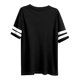 thumbnail image 4 of Mujeres Más Tamaño de Manga Larga Tops Cuello Redondo Camisa Casual Camiseta Top para la Primavera Verano Uso Diario Más Tamaño Casual Tops, 4 of 5