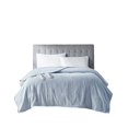 thumbnail image 3 of Serta 62" Polyester Tri-rib Fleece Fabric Heated Electric Blanket in Blue, 3 of 9