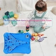 thumbnail image 3 of GSFY Case for iPad Air 11 Inch 6th Gen (M2) 2024, Light EVA 360 Degree Airplane Kickstand Shockproof Pencil Holder Case for iPad Air 11 6th/ iPad Air 10.9 4th&5th/ iPad Pro 11 2018-2022, X Blue, 3 of 8