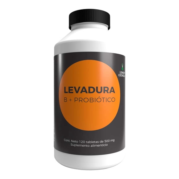 Levadura + B + Probióticos - Suplemento con 120 tabletas