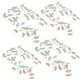 thumbnail image 2 of Botones de madera Arco Iris Ticfox 200 Piezas Accesorios de Decoración Pintados DIY, 2 of 14