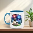 thumbnail image 5 of Happy New Year Pug Family Cheer Winter Midnight Firework 11oz Accent Two-tone Mug Dog Lover Gifts Coffee Tea Cup - 02025, 5 of 5